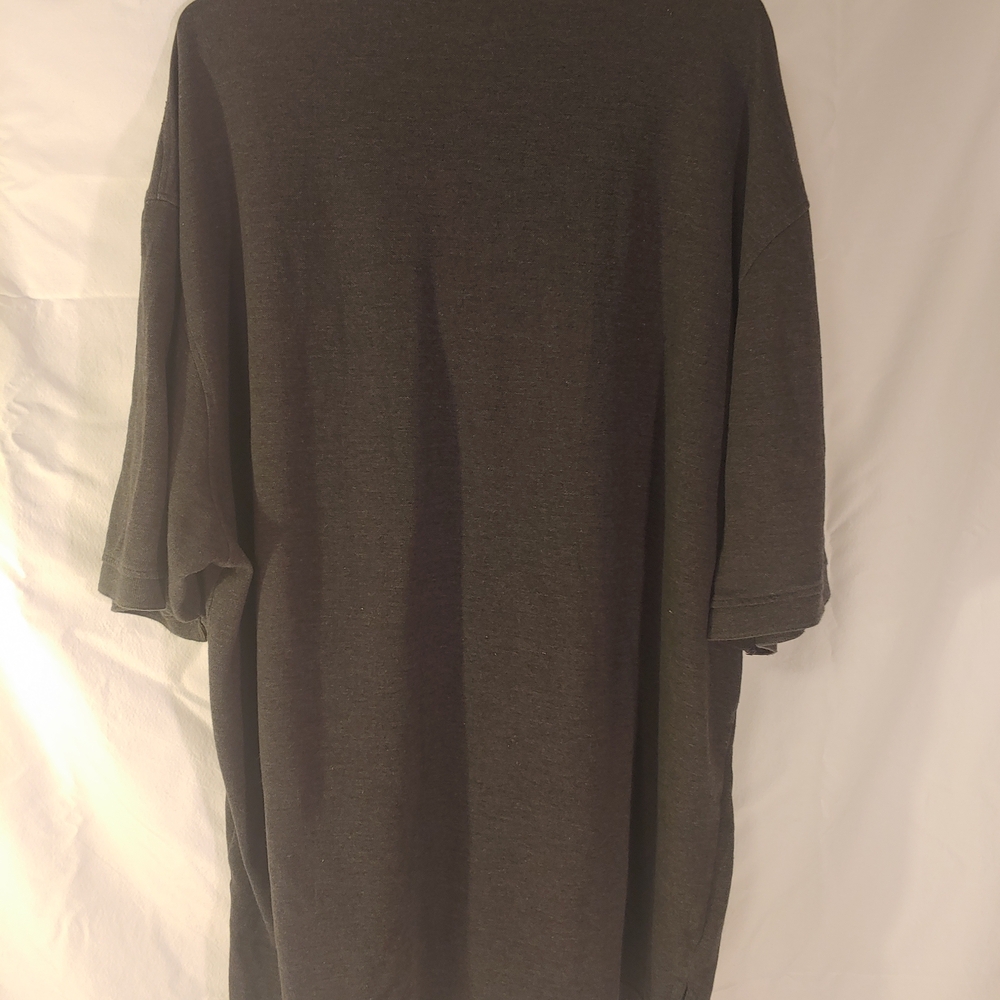 Akademiks Classic Polo Charcoal Men's 5X W/ Fuzzy Textured Akademiks Patch - Picture 3 of 4